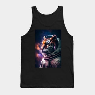 Tiger in Space: Roaring Astronaut Adventure Tank Top